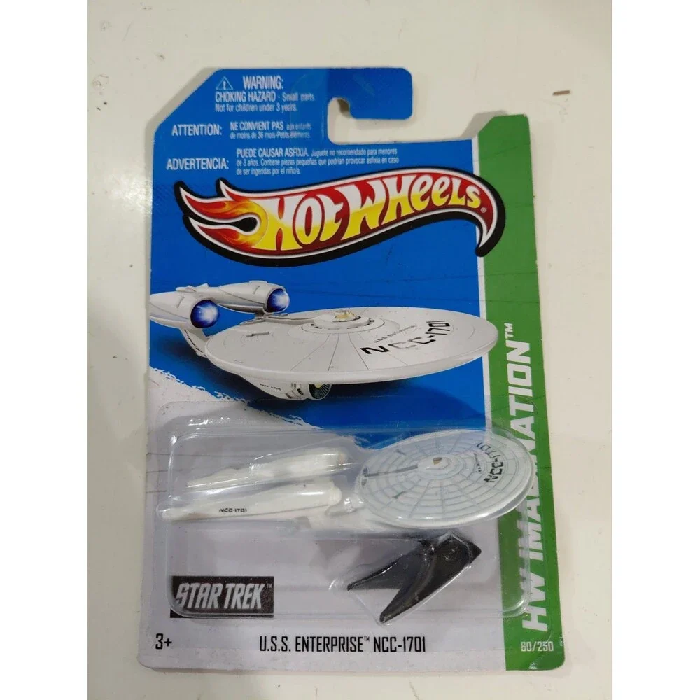 NIP Hot Wheels Imagination 1:64 DieCast Star Trek USS Enterprise NCC-1701 B